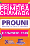 Divulgada a lista da primeira chamada do PROUNI 2023