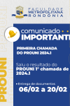 Divulgada a lista da primeira chamada do PROUNI 2024