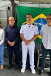 Dr. Aparício Carvalho e Dra. Mariana Carvalho visitam o Navio-Patrulha Fluvial...