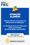 Faculdade Metropolitana informa prazo de Aditamento de Dilatação do Novo FIES...